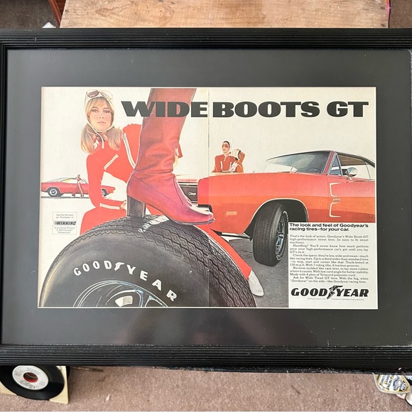 Vintage Original Goodyear Tire WIDE BOOT Magazine Advertisement - Picture 3 of 9